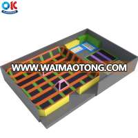 European Standard Large Indoor Parkour Trampoline, Indoor trampoline park